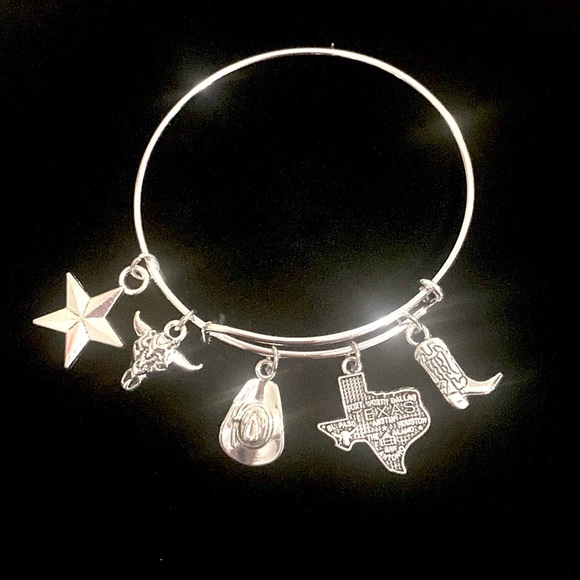 Texas Charm Bracelet Bangle - Picture 2 of 6